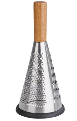 CASA Acacia Lux Rallador Plateado, Natural Cheap