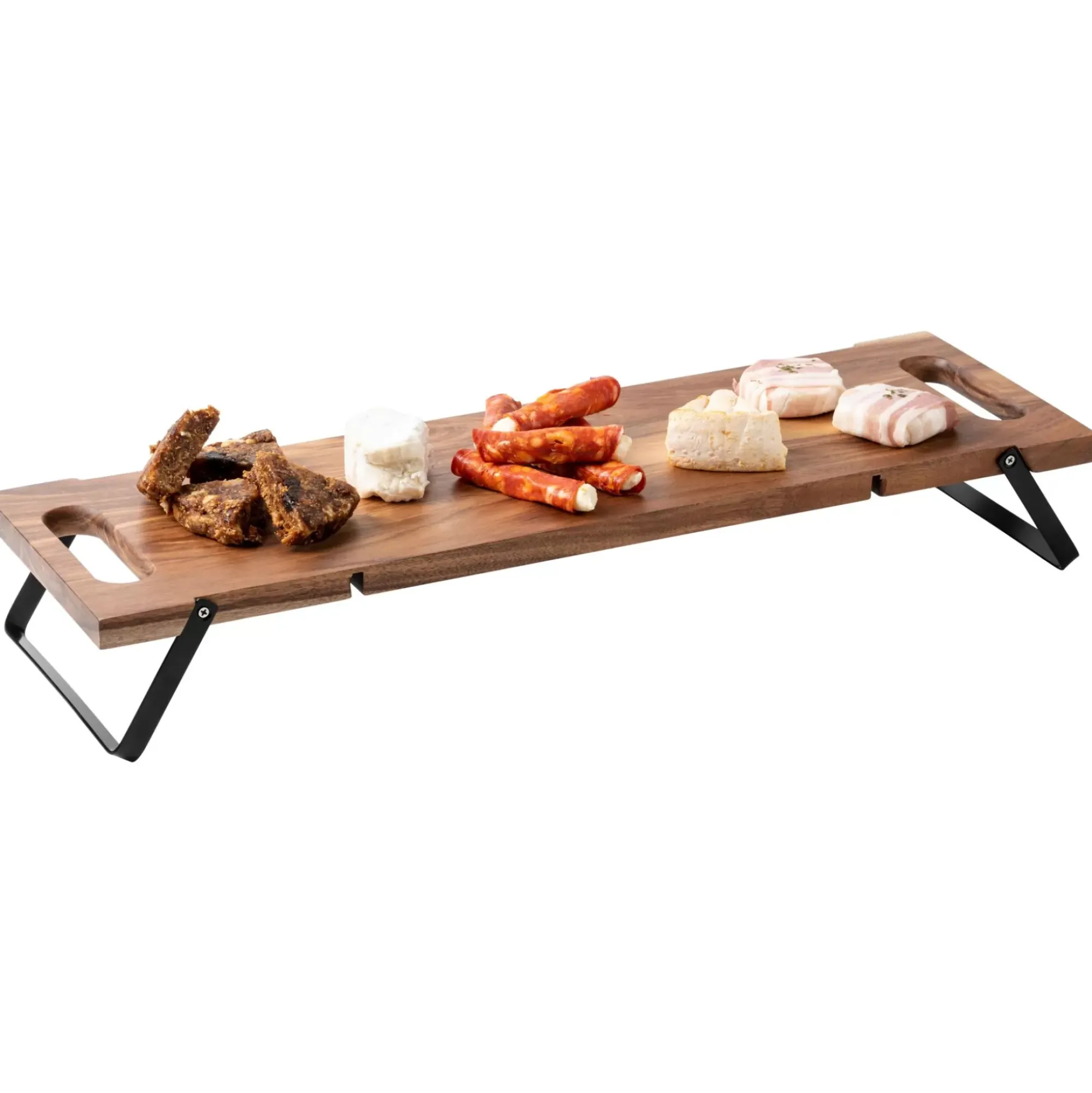 CASA Acacia Lux Tabla Para Servir Negro, Natural Store