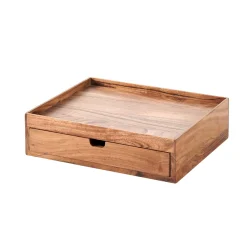 CASA Acacia Organizador De Escritorios Natural Outlet