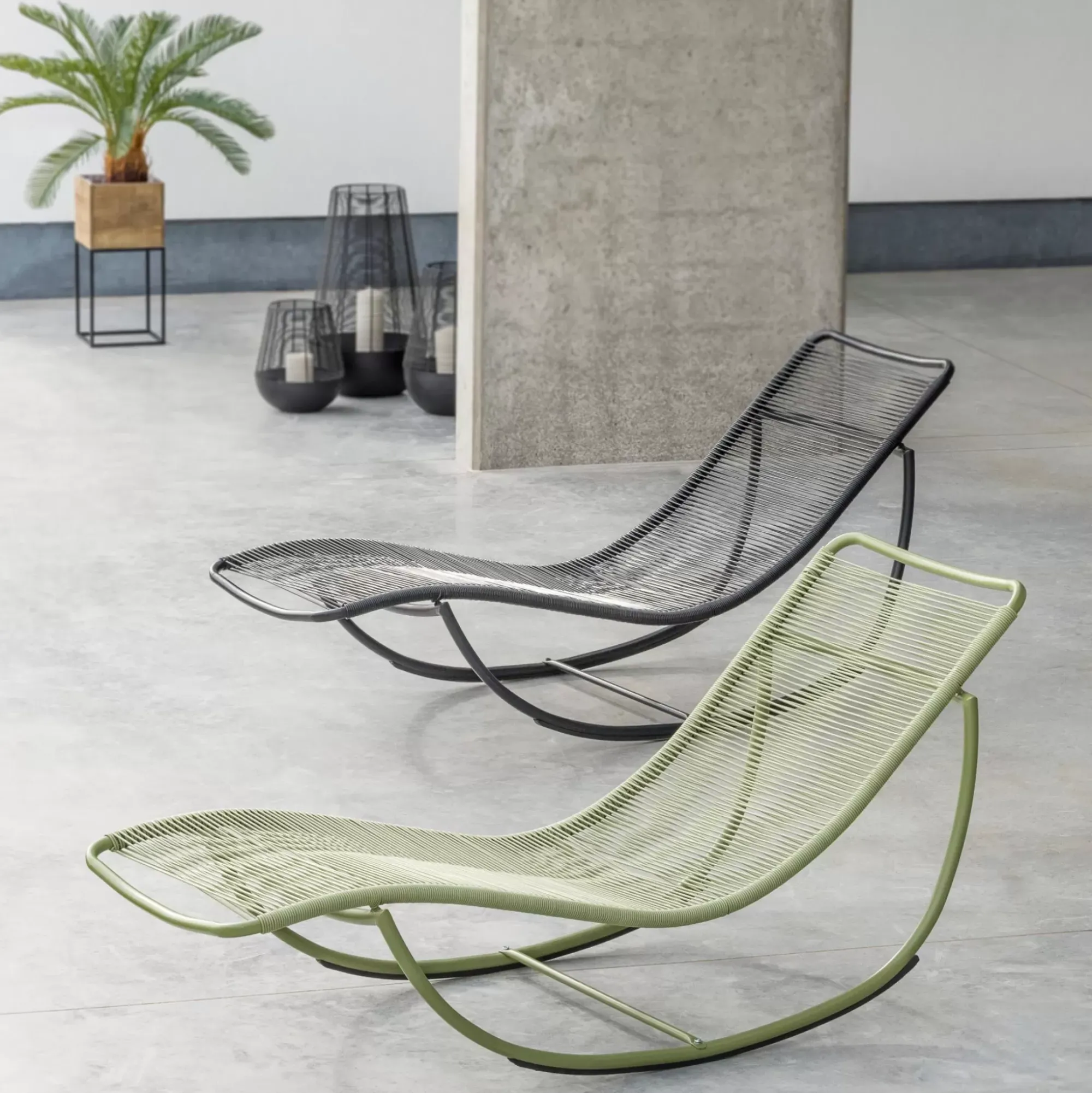 CASA Acapulco Mecedora Verde Best Sale