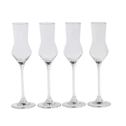 CASA After Dinner Copas De Grappa Juego De 4 Transparente Sale