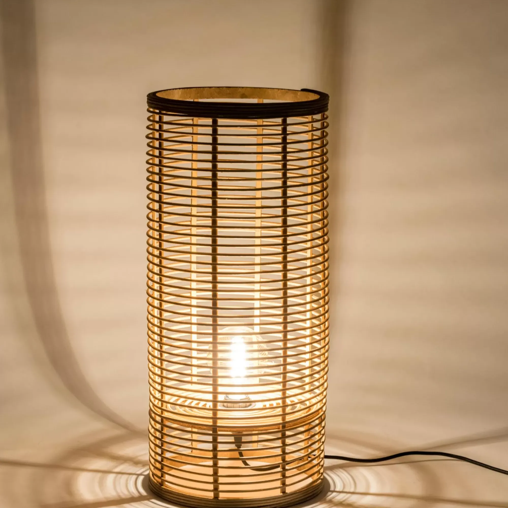 CASA Agali Lampara De Mesa Natural Cheap