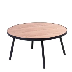 CASA Alexis Mesita De Salon Negro, Natural Flash Sale