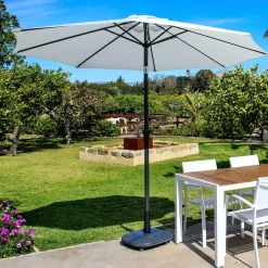 CASA Alu Parasol Sin Pie Blanco Best