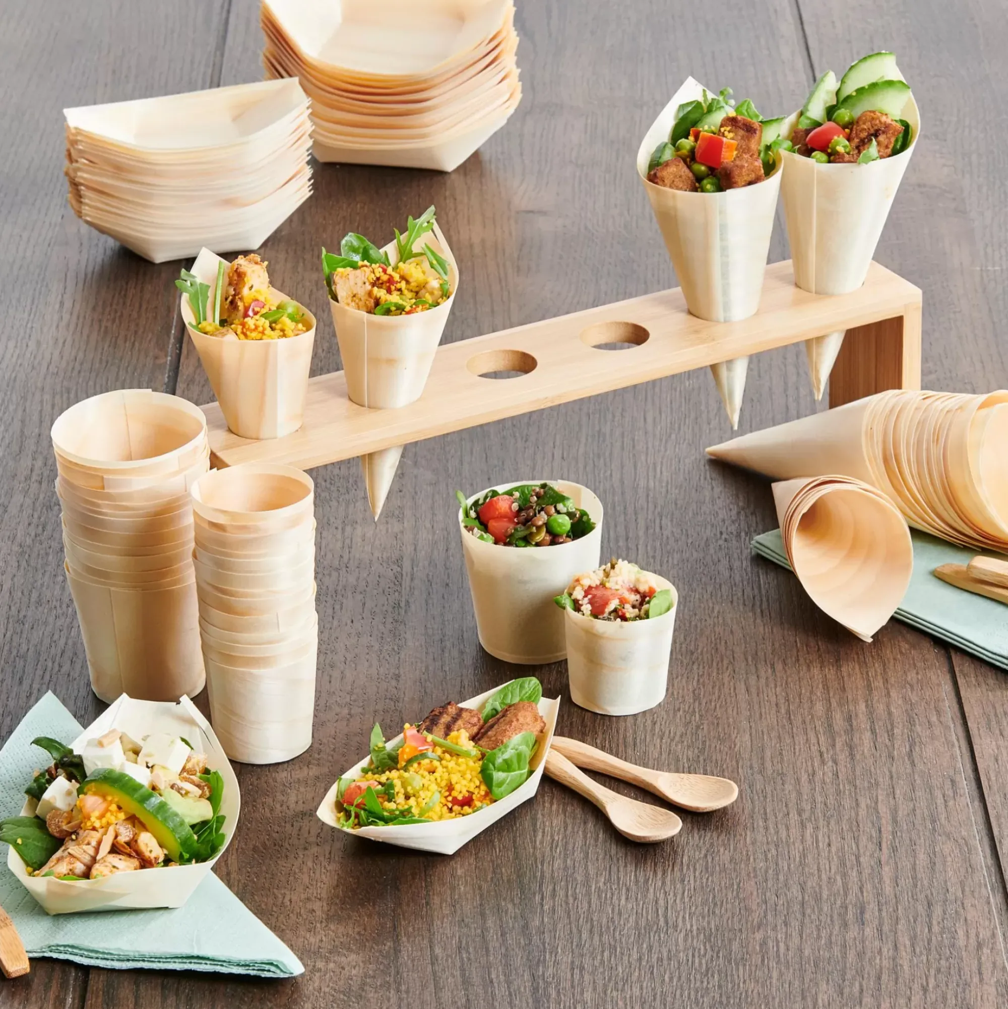 CASA Apero Eco Fuentes Juego De 20 Natural Discount