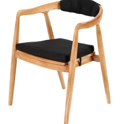 CASA August Cojin De Espalda Negro Store