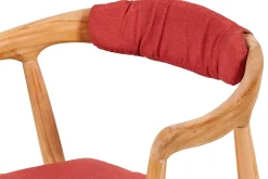 CASA August Cojin De Espalda Rojo Outlet