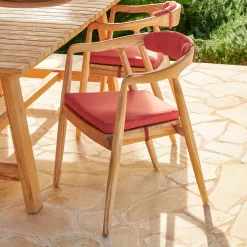 CASA August Cojin De Espalda Rojo Outlet