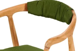 CASA August Cojin De Espalda Verde Flash Sale