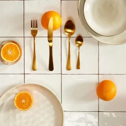 CASA Axelle Cubierto De 16 Piezas Dorado Best