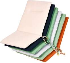 CASA Azur Cojines De Jardín Para Silla Pleg Negro Clearance