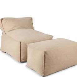 CASA Bagie Sillon Puf Beis New