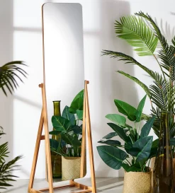 CASA Bamboo Espejo De Cuerpo Marron Outlet