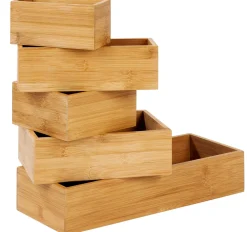 CASA Bamboo Organizador Para Cajon Natural New