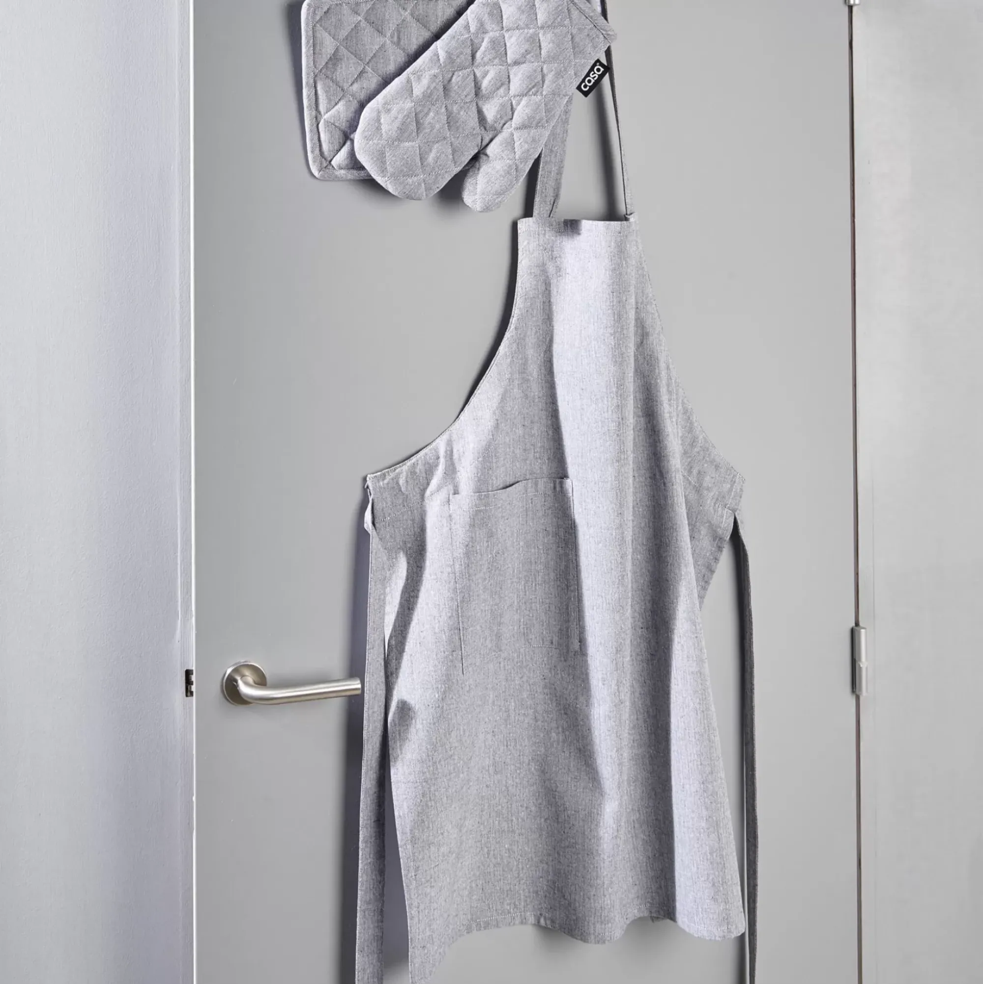 CASA Bas Delantal Gris Oscuro New