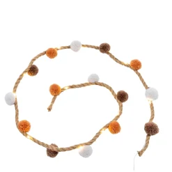 CASA Basil Guirnalda Varios Colores, Blanco, Marron, Terracota Clearance