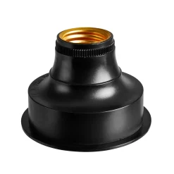 CASA Bati Soporte Lamprar Pila E27 Negro Clearance