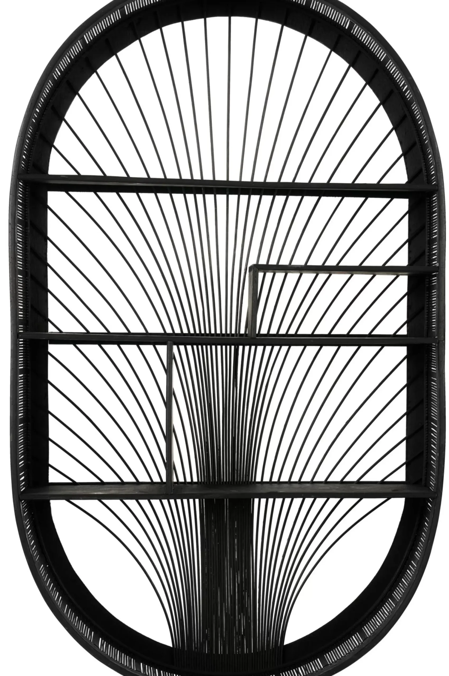 CASA Bavi Estanteria De Pared Negro Sale