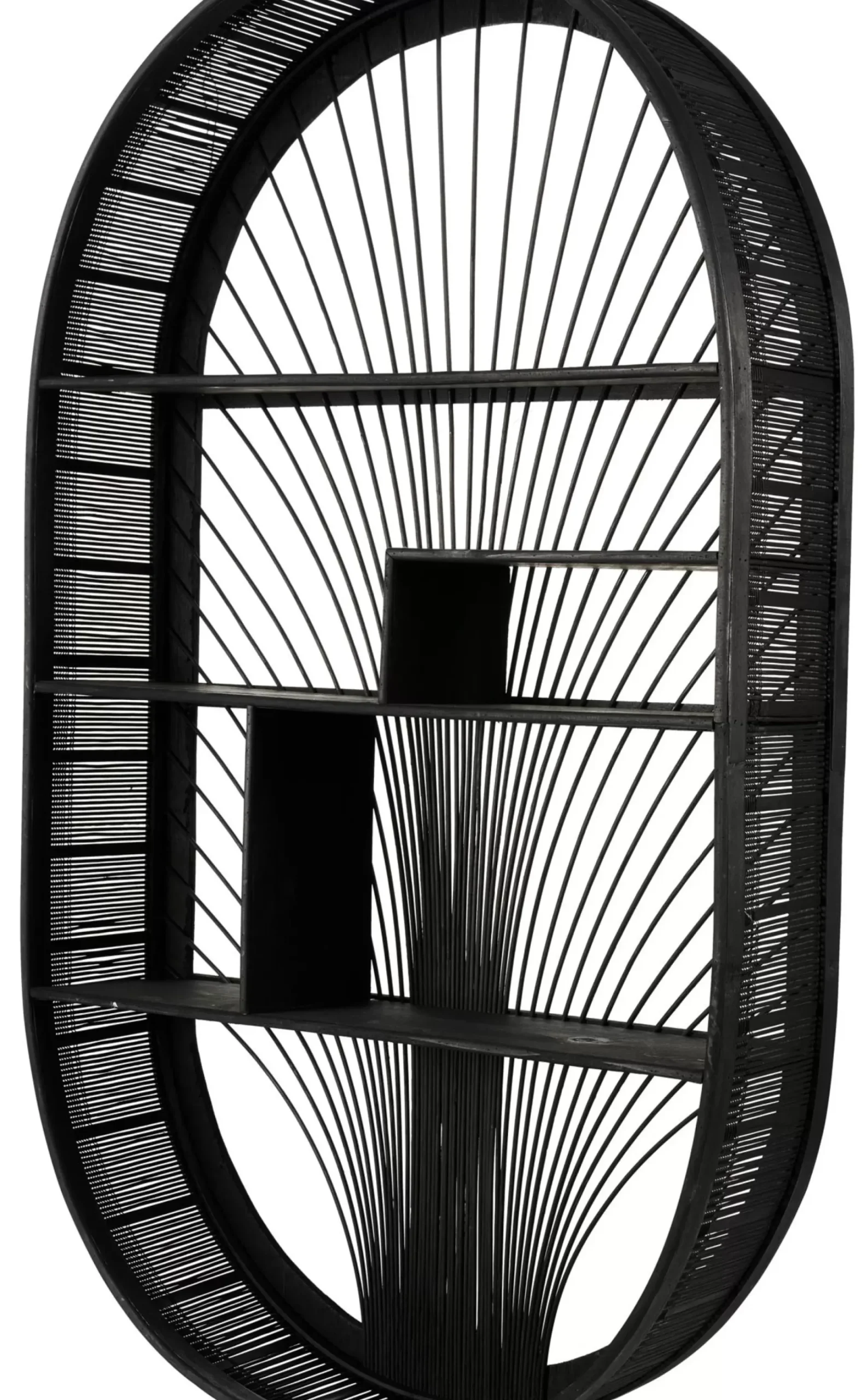 CASA Bavi Estanteria De Pared Negro Sale