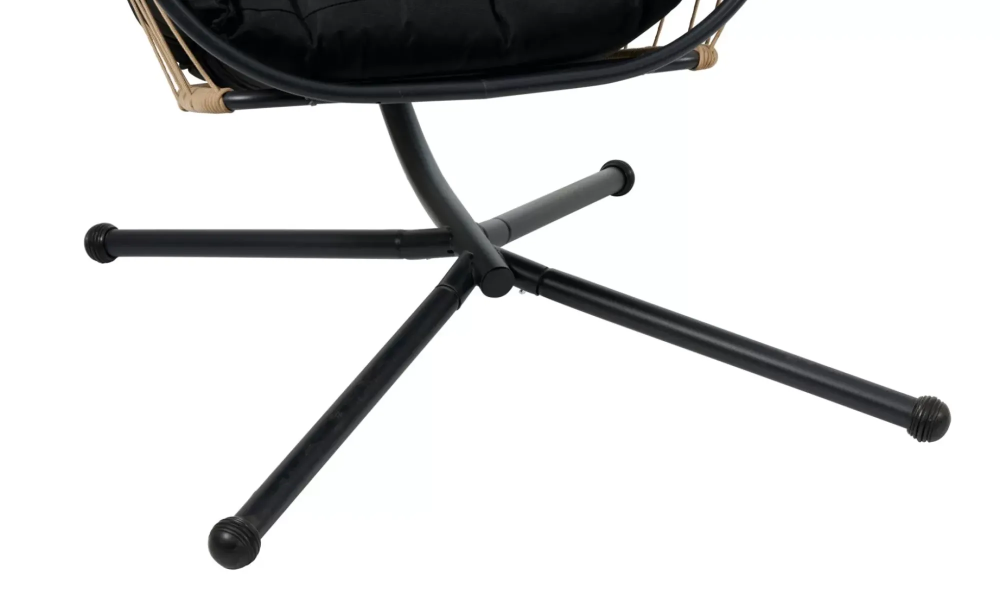 CASA Bazai Silla Colgante Con Soporte Negro Outlet