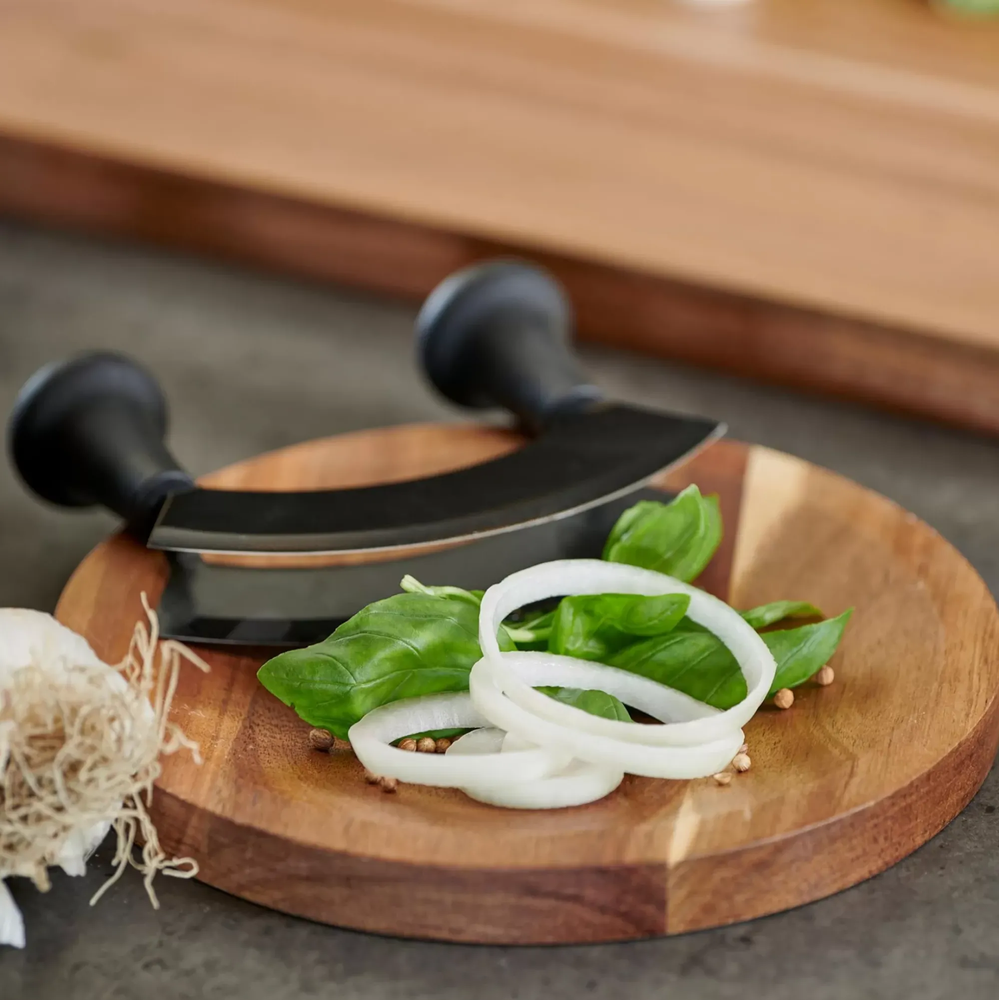 CASA Black Herbo Set Picador Para Hierbas Negro, Natural Store