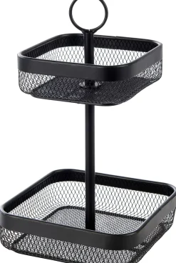 CASA Black Lunar Cesta Cuadrada De 2 Piezas Negro Hot