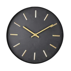 CASA Black Reloj De Pared Negro Discount