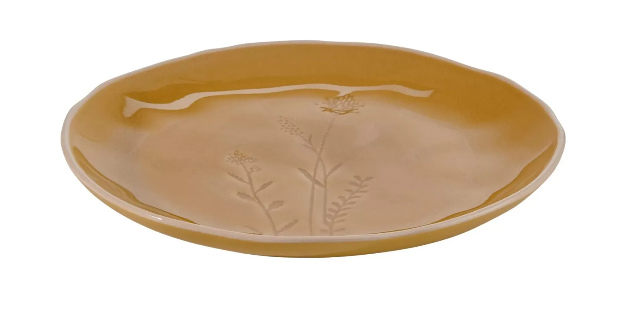 CASA Botanic Ocher Plato Caramelo Best Sale