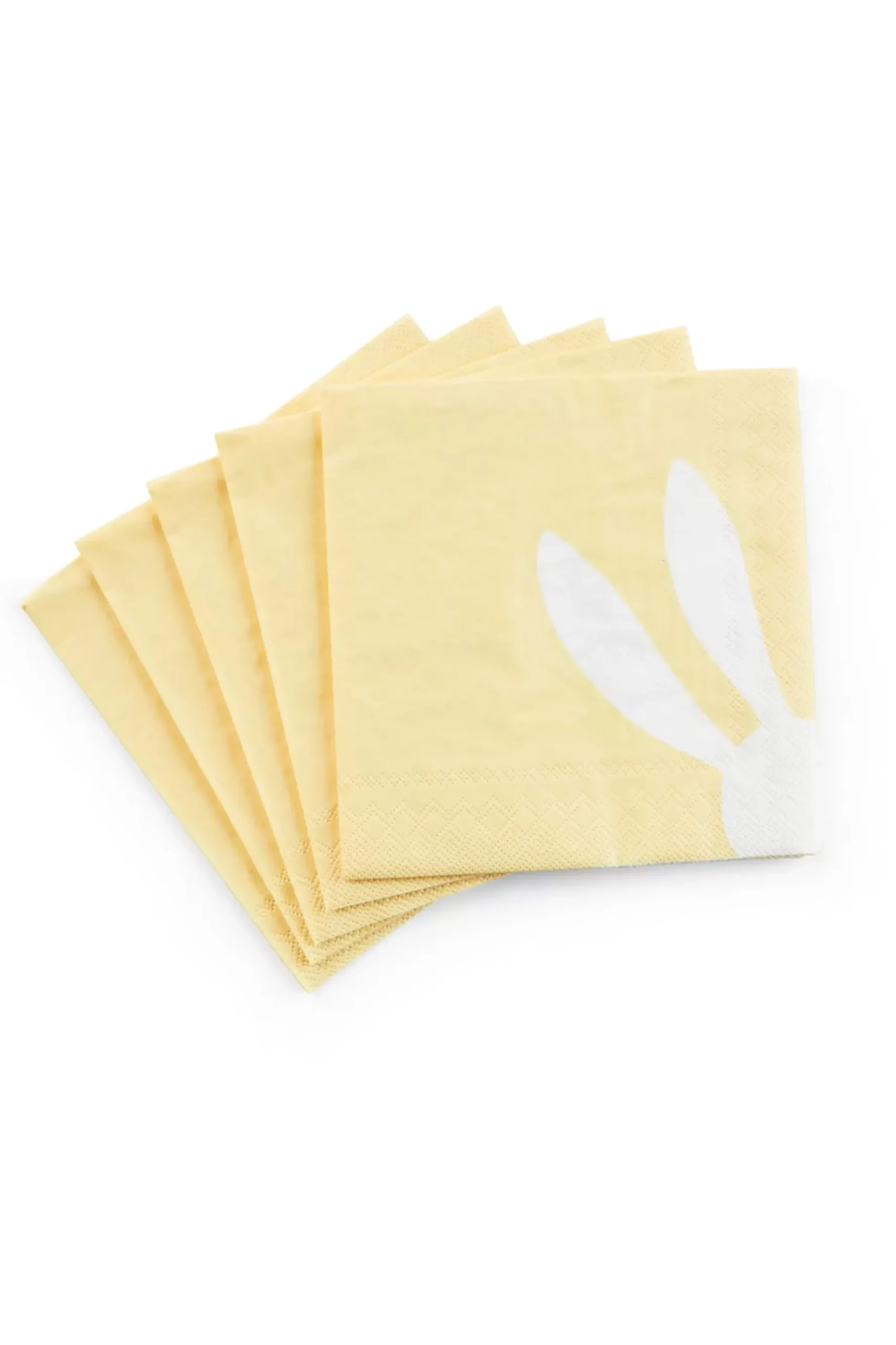 CASA Bunny Paquete De 20 Servilletas Amarillo Fashion