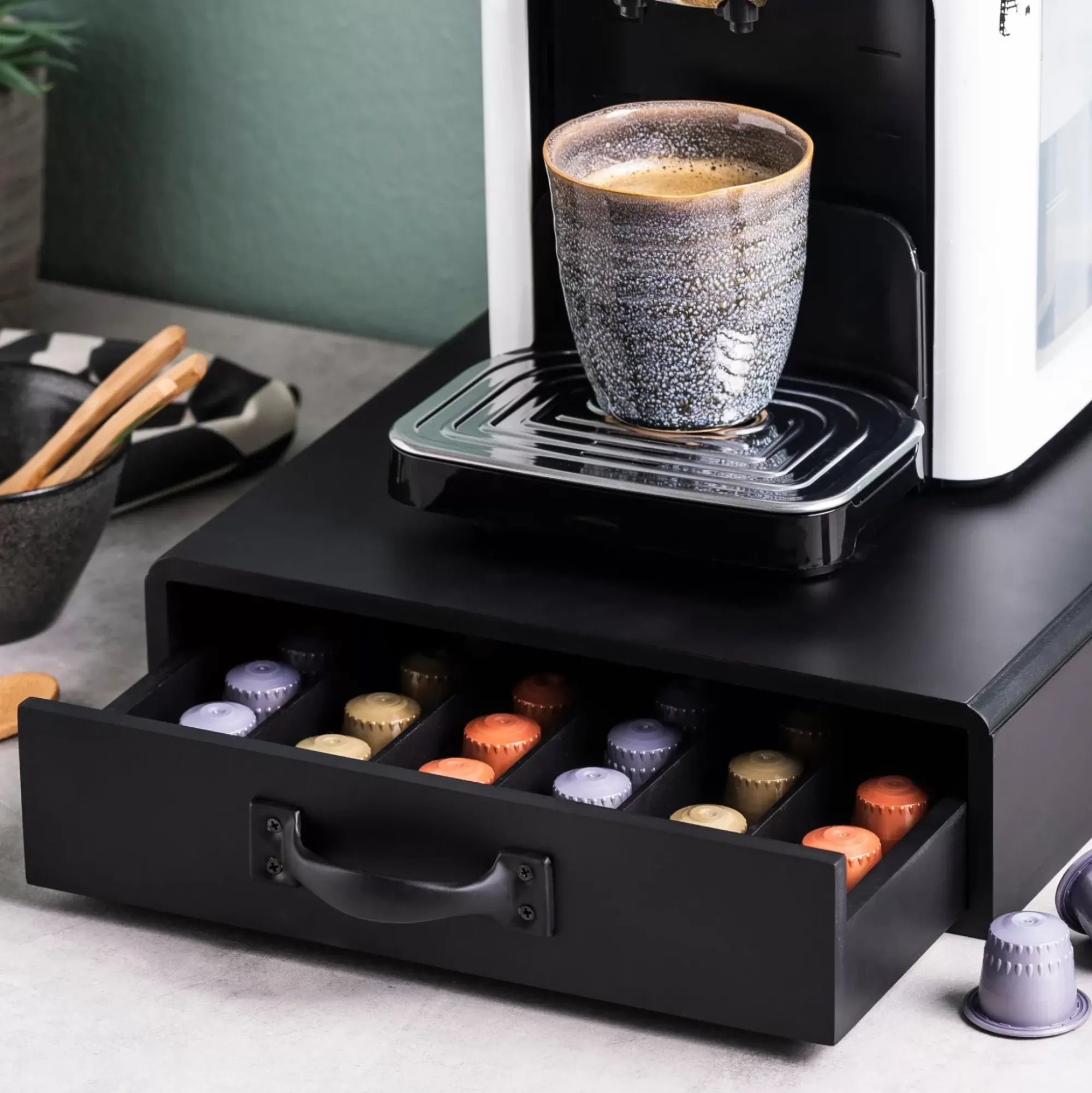 CASA Cafe Cajon Capsulas Cafe Negro Hot