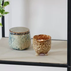 CASA Ceramic Vela En Maceta Marron Store