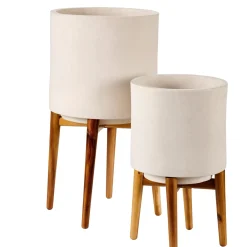 CASA Chiaro Macetero Blanco Cheap