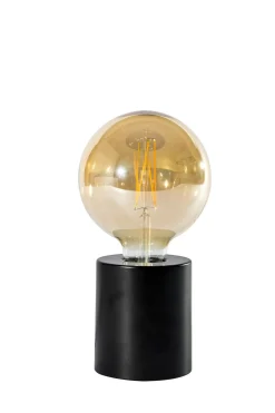 CASA Cilinder Lampara De Mesa Negro Best