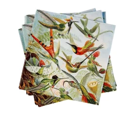 CASA Colibri Paquete De 20 Servilletas Multicolor Hot