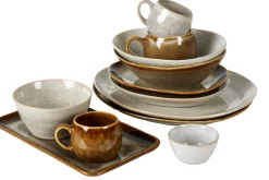 CASA Cozy Plato Marron Outlet