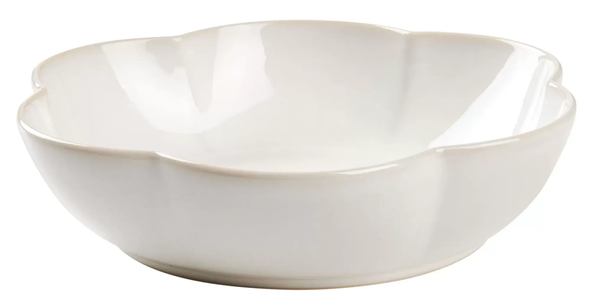 CASA Dahlia Flower Plato Hondo Blanco Best