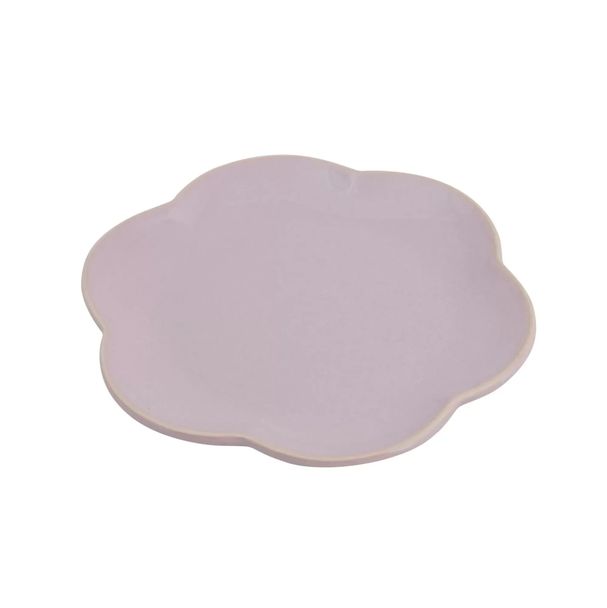 CASA Dahlia Flower Plato Morado Claro Fashion