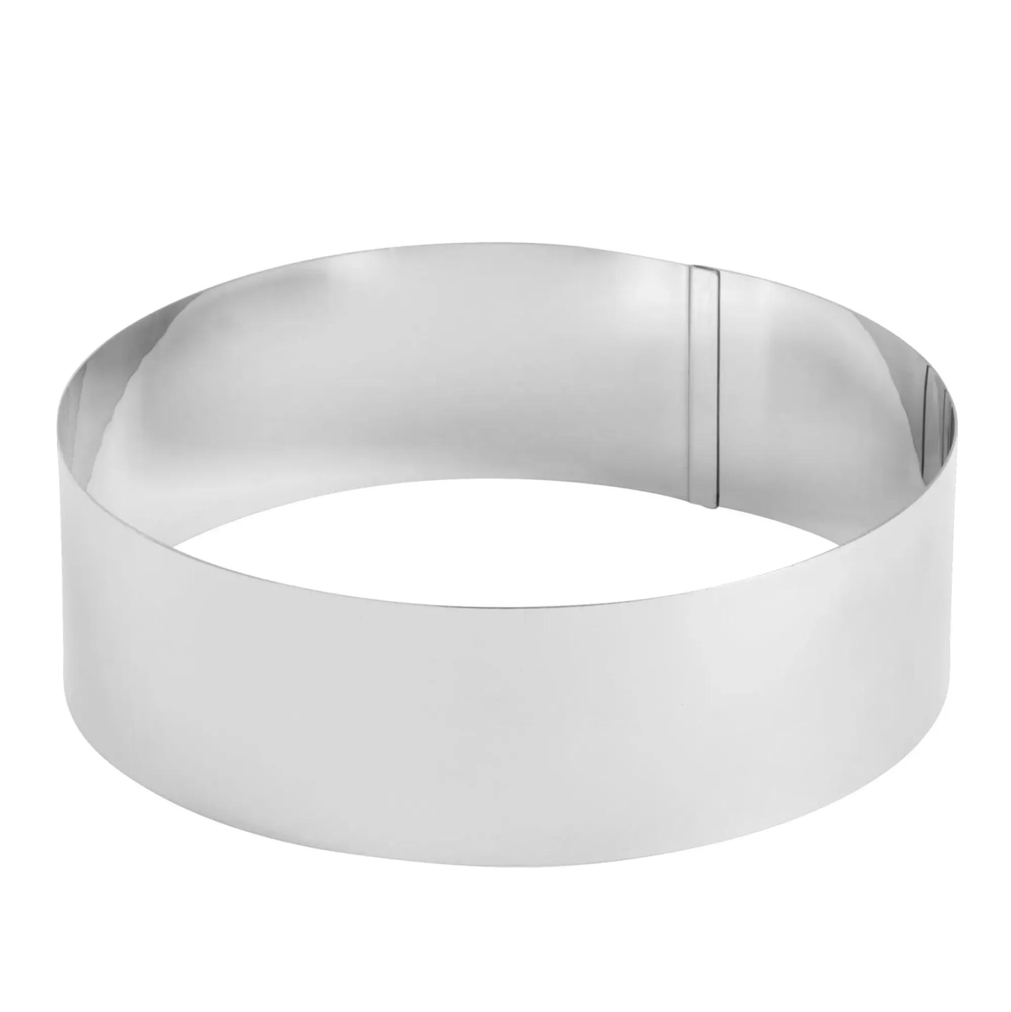CASA Damier Anillo Para Tarta Juego De 4 Plateado Hot