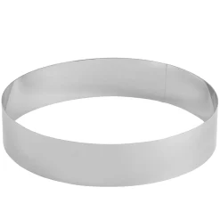 CASA Damier Anillo Para Tarta Juego De 4 Plateado Hot