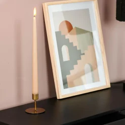 CASA Duo Velas Largas Juego De 2 Beis Best