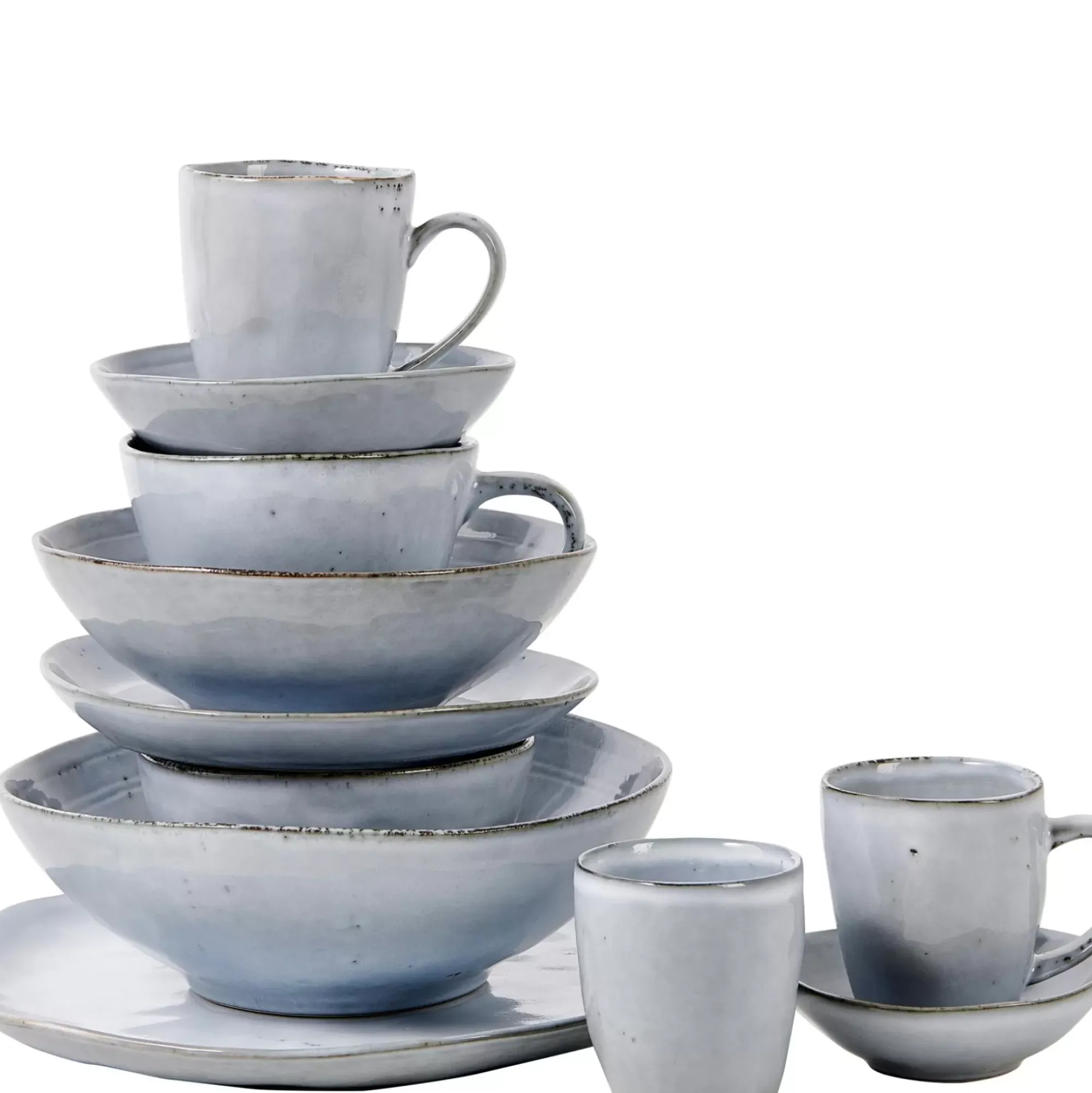 CASA Earth Ice Plato Hondo Azul Claro Flash Sale