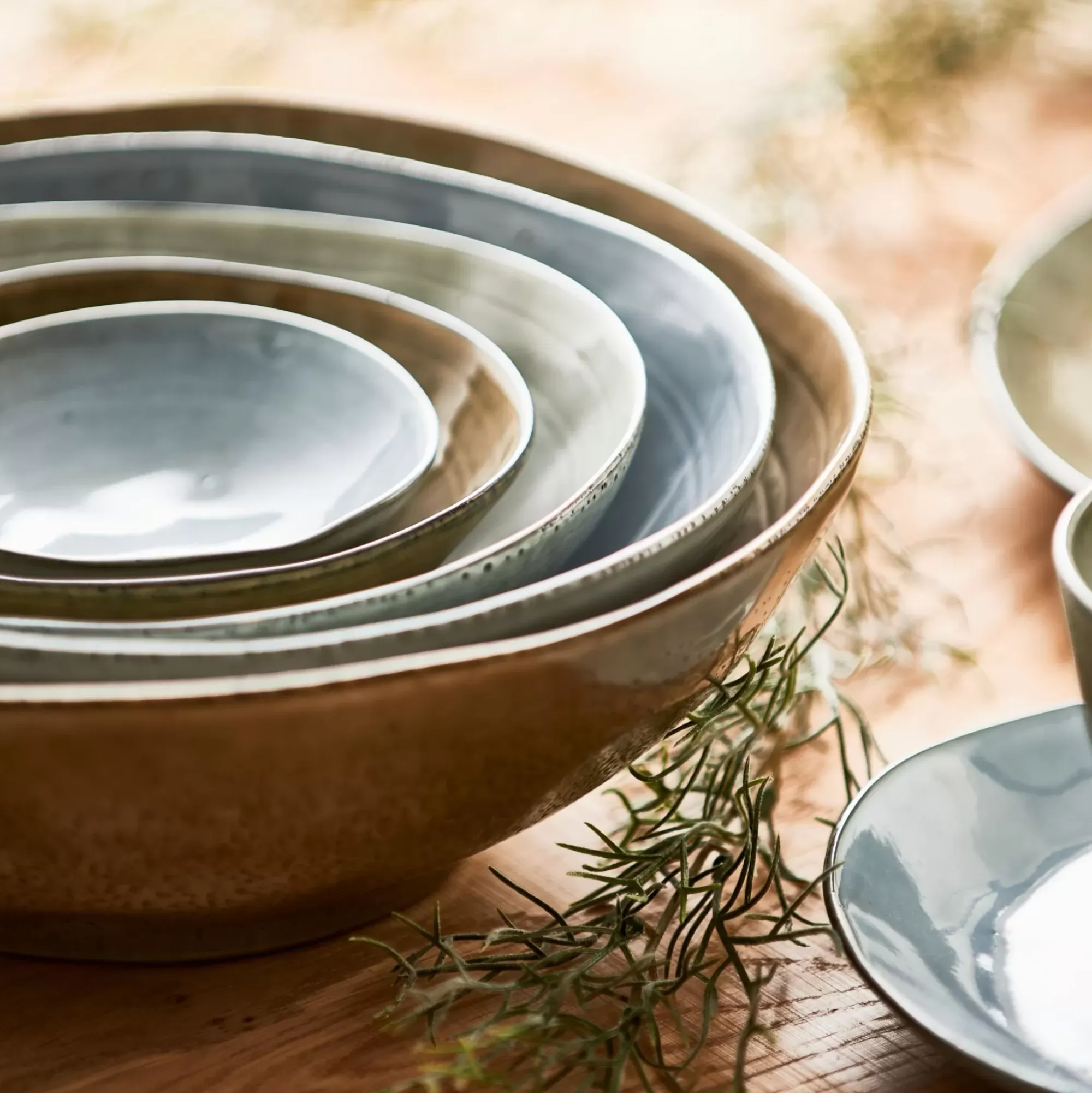 CASA Earth Lagoon Plato Hondo Verde Claro Cheap