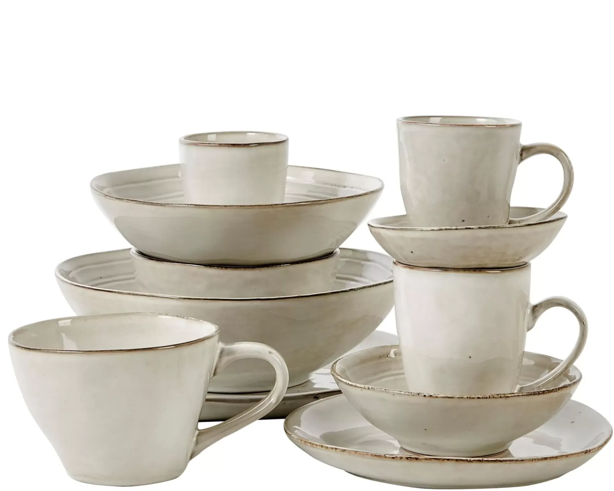 CASA Earth Marl Taza Con Asa Crema Sale