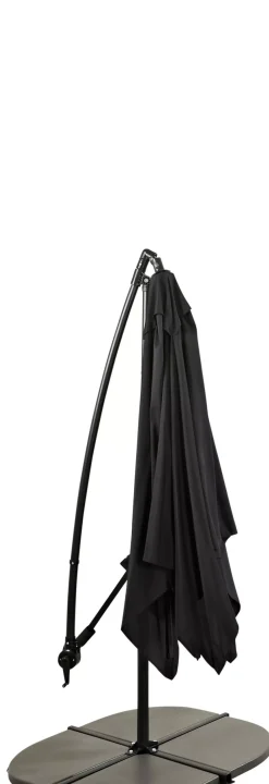 CASA Fiji Parasol Colgante Sin Pie Negro Sale