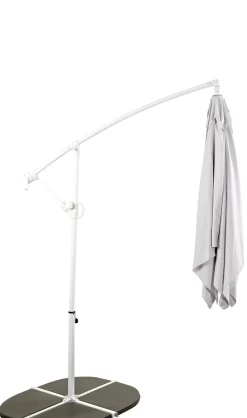 CASA Fiji Parasol Colgante Sin Pie Gris Claro Best Sale