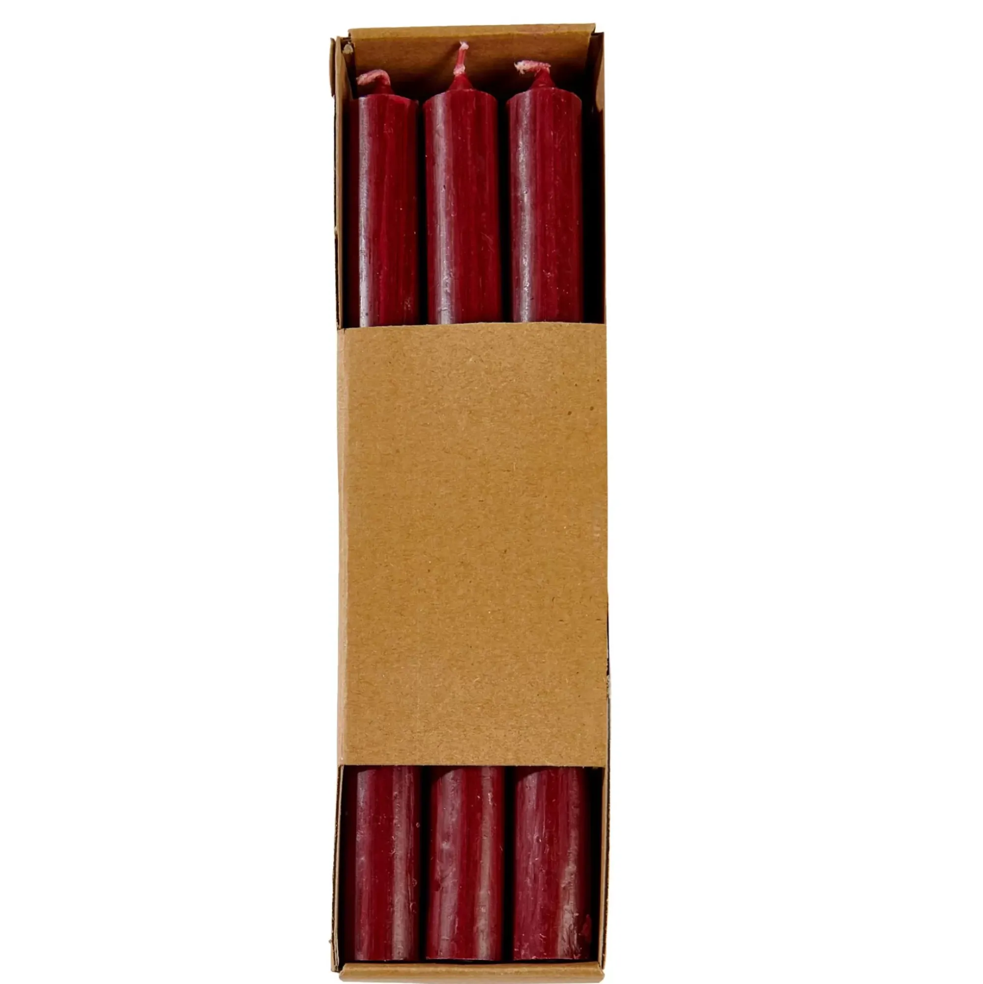 CASA Fina Velas Juego De 6 Burdeos Hot