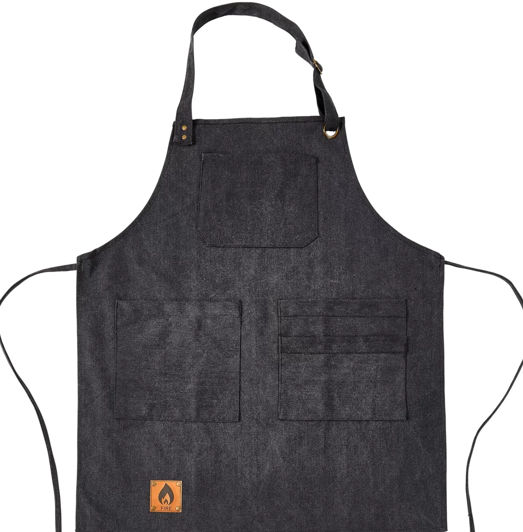 CASA Fire Delantal Negro Cheap