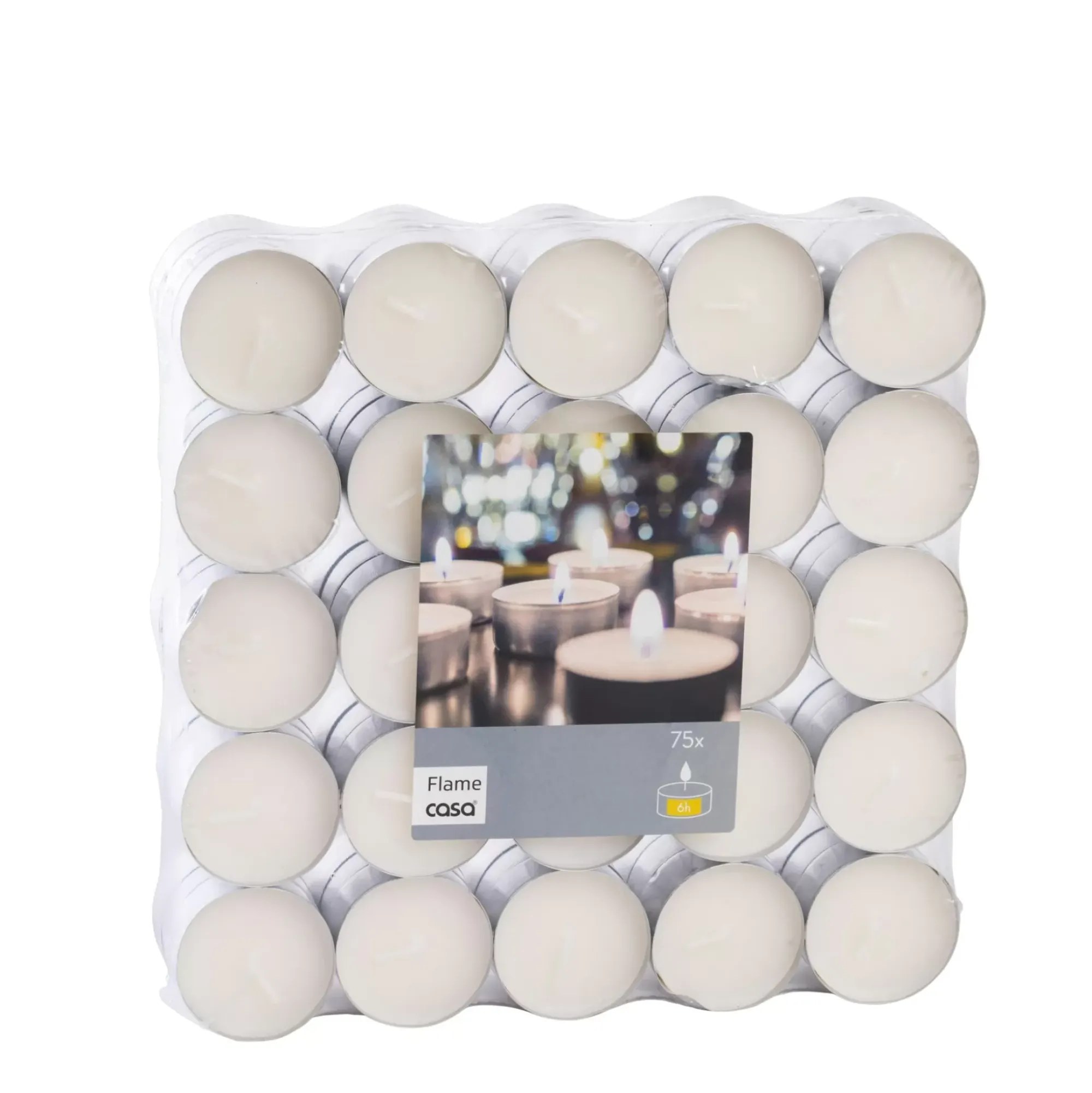 CASA Flame Velas Pequenas Juego De 75 Blanco Cheap