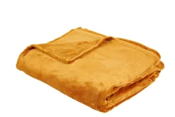 CASA Flanella Manta Amarillo Oscuro Sale