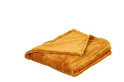 CASA Flanella Manta Amarillo Oscuro Hot